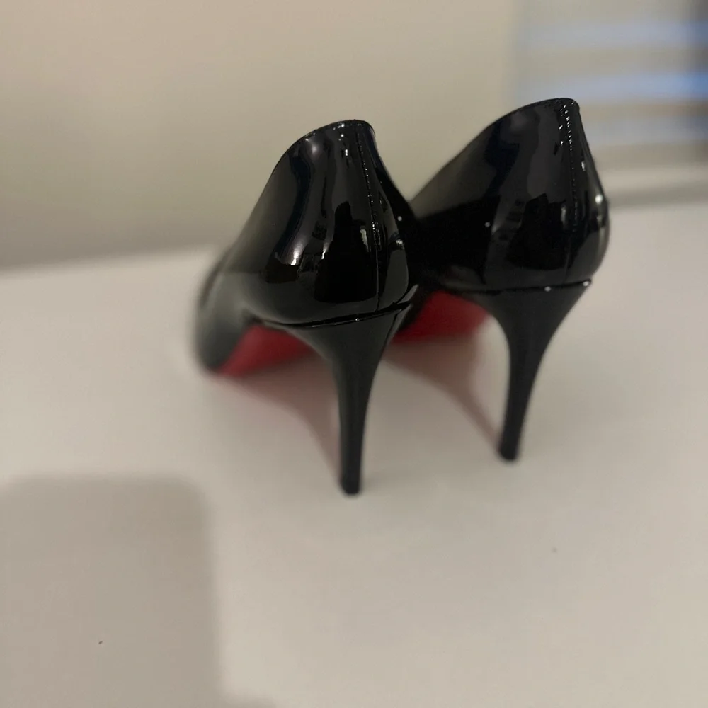 Christian Louboutin Glossy Black Heels - Picture 5 of 15